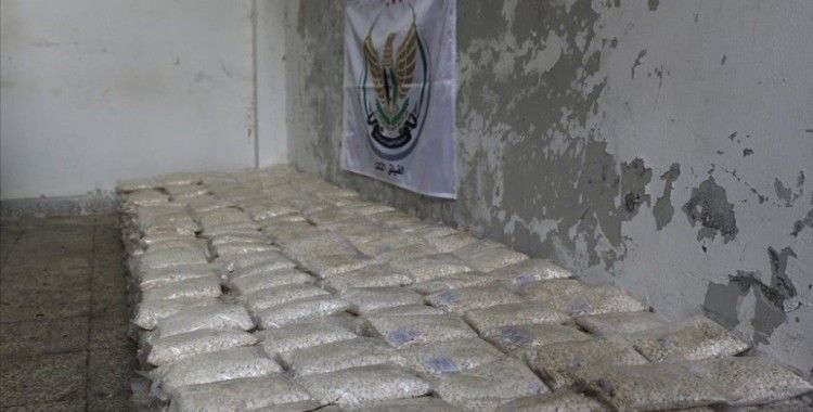 YPG/PKK işgalindeki Münbiç'ten Bab'a sokulmaya çalışılan bir milyon uyuşturucu hap ele geçirildi