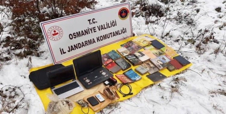 PKK'ya ait sığınakta patlayıcı ve örgütsel doküman ele geçirildi