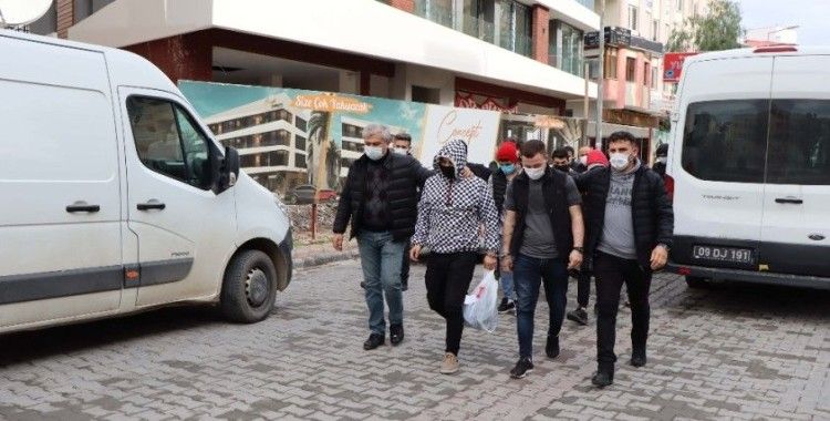 Kuşadası'ndaki 16 ayrı hırsızlık olayının şüphelisi 7 kişi yakalandı