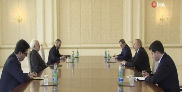 Azerbaycan Cumhurbaşkanı Aliyev, İran Dışişleri Bakanı Zarif’i kabul etti