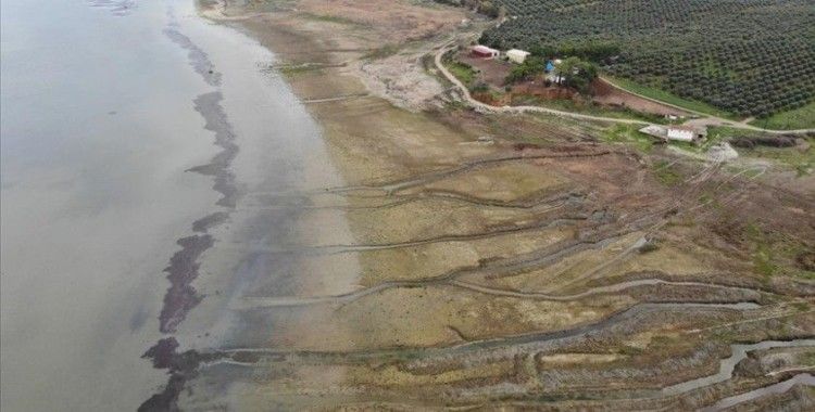 20 bin kuşa ev sahipliği yapan Marmara Gölü yağışa hasret