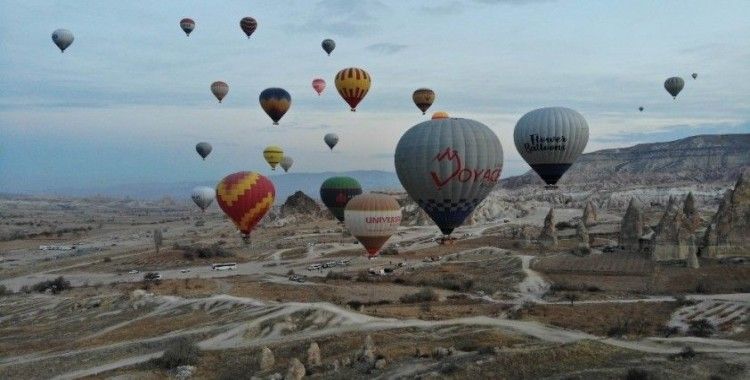 Kapadokya’da sıcak hava balon turları 19 Şubat’a kadar yapılamayacak