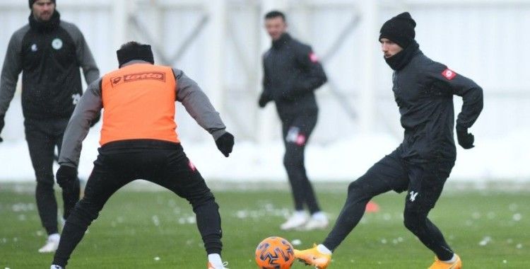 Konyaspor, Yeni Malatyaspor hazırlıklarını sürdürdü