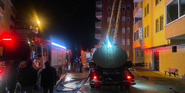 Trabzon'da yangın söndürüldü