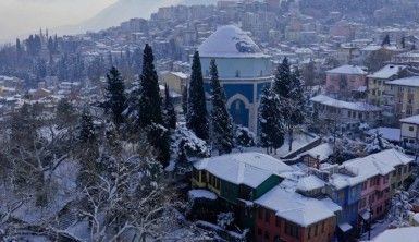 Beyaz gelinlik Bursa'ya çok yakıştı