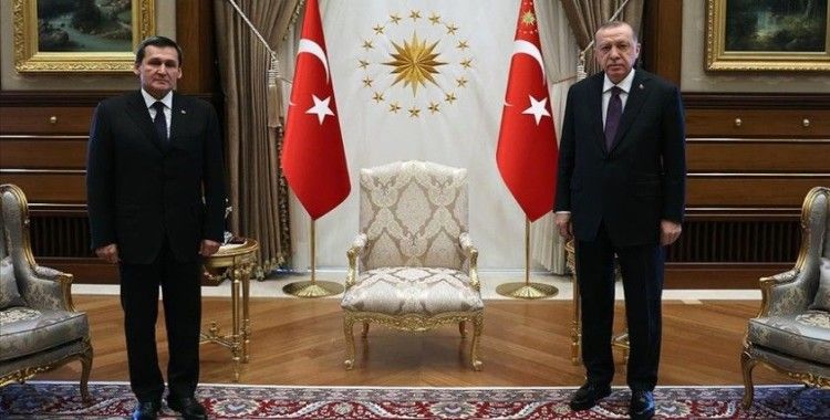 Cumhurbaşkanı Erdoğan Türkmenistan Dışişleri Bakanı Meredow'u kabul etti