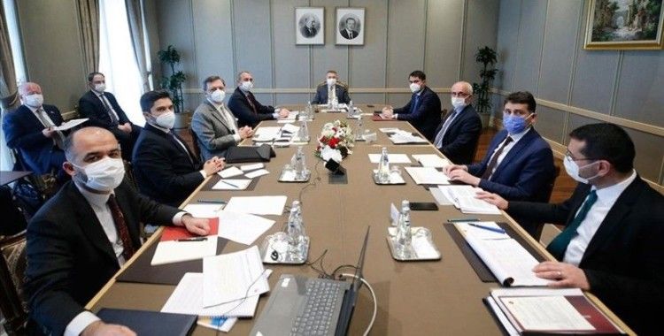 Cumhurbaşkanı Yardımcısı Oktay, bakanlar Gül ve Kurum ile TOBB Başkanı Hisarcıklıoğlu'nu kabul etti