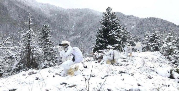 Mehmetçik zorlu kış şartlarında Teröristle Mücadele Harekatına devam ediyor