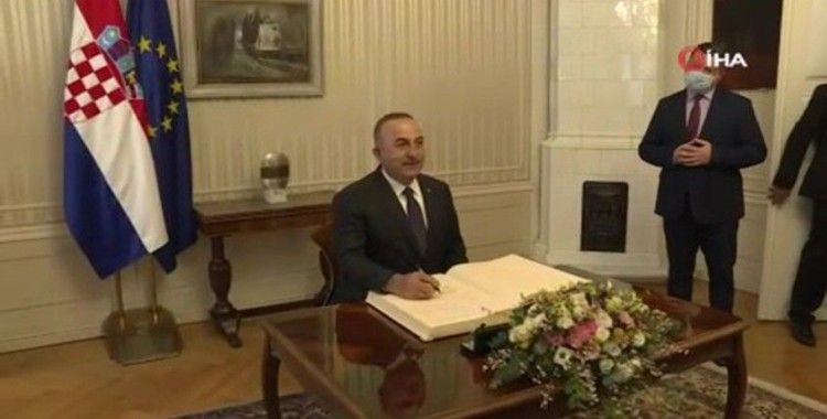  Bakan Çavuşoğlu, Hırvatistan Başbakanı Plenkoviç ile görüştü
