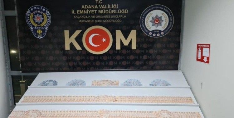 Adana'da 36 bin 150 lira sahte para ele geçirildi