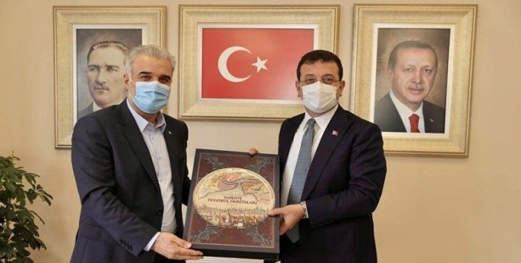 İmamoğlu'ndan AK Parti İstanbul İl Başkanı Kabaktepe'ye ziyaret