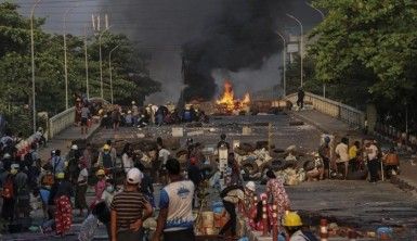 Myanmar'da darbe karşıtı protestolarda 1 günde 56 can kaybı