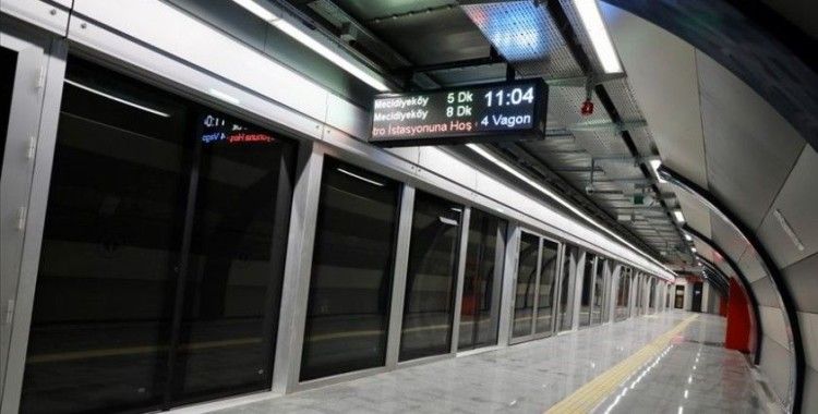 Mecidiyeköy-Mahmutbey metro hattında seferler normale döndü