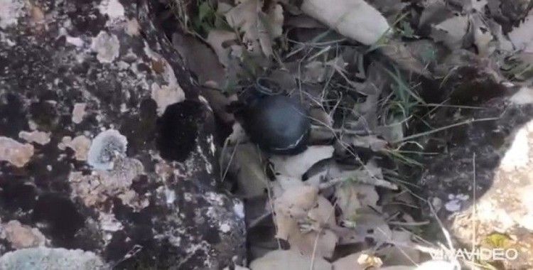 Mardin'de teröristlere ait el bombası ele geçirildi
