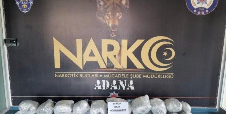 Adana'da narkotik operasyonu