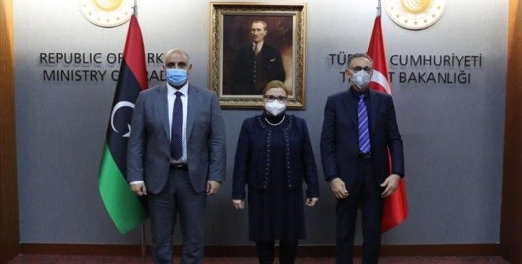 Bakan Pekcan, Libyalı mevkidaşlarıyla görüştü: Türkiye sorumluluk almaya hazır