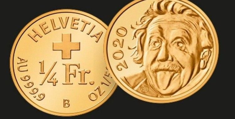 İsviçre'nin ürettiği Einstein'lı hatıra parası, Guinness Rekorlar Kitabı'nda