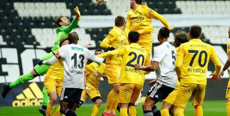 Beşiktaş 14 maç sonra evinde Ankaragücü'nü yenemedi