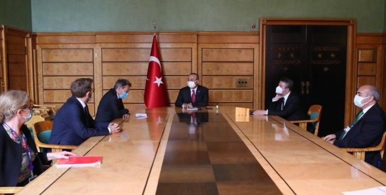 Bakan Çavuşoğlu, Uluslararası Kızılhaç Komitesi Başkanı Maurer ile görüştü