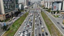 Tam kapanma öncesi İstanbul trafiğinde rekor seviye