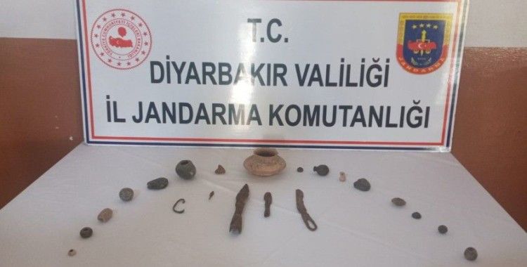 Diyarbakır'da tarihi eser operasyonu: 3 gözaltı