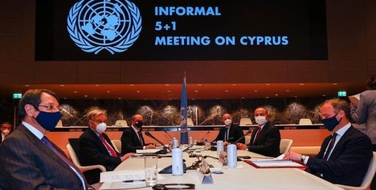 5+1 gayriresmi Kıbrıs konferansının son gününde taraflar Cenevre'de bir araya geldi
