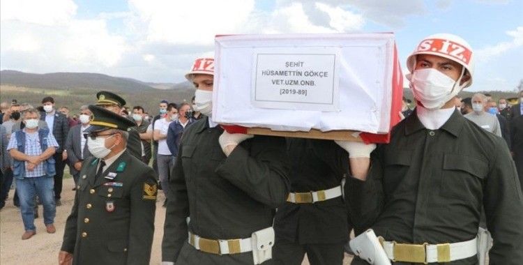 Şehit Uzman Onbaşı Hüsamettin Gökçe, Amasya'da son yolculuğuna uğurlandı