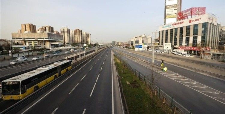 İstanbul'da 'tam kapanma' trafik yoğunluğunu azalttı
