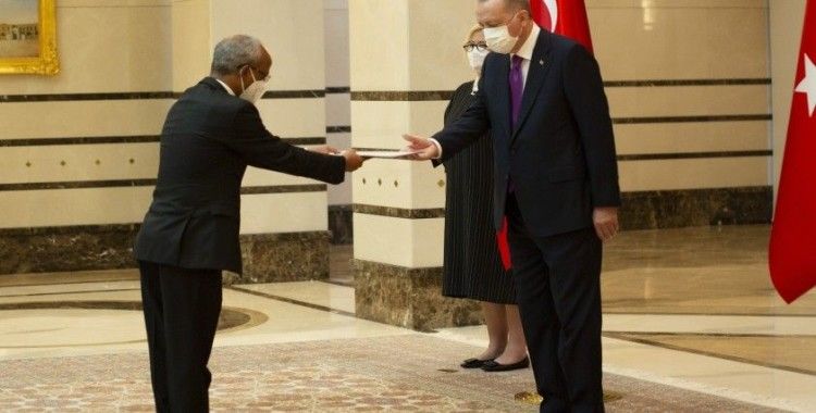 Cumhurbaşkanı Erdoğan, Etiyopya Büyükelçisini kabul etti