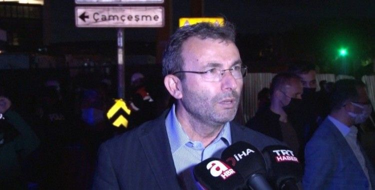 Pendik Belediye Başkanı Ahmet Cin: “Etraftaki 13 tane binanın ciddi hasarları var”