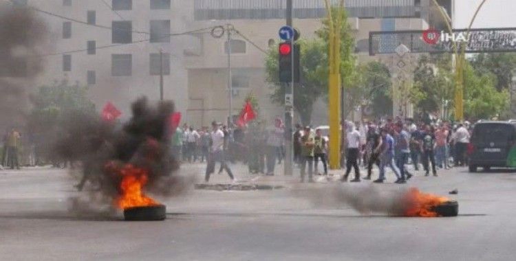 El Halil’de, İsrail güçleri ile Filistinliler arasında çatışma çıktı