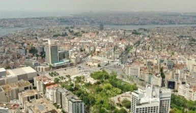 Açılışına saatler kala Taksim Camii havadan görüntülendi