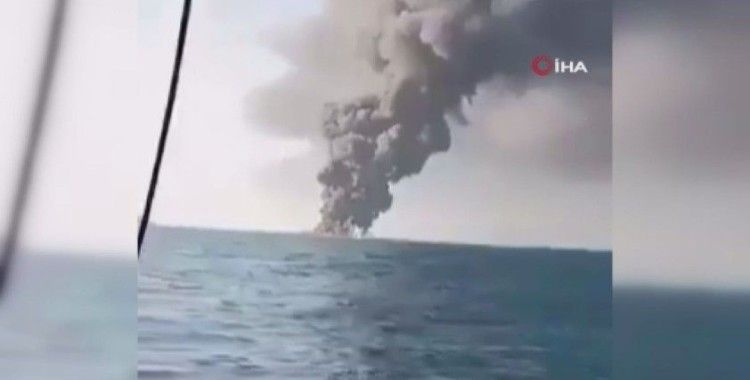 İran donanmasına ait Umman Denizi’nde batan gemide 33 mürettebat yaralandı