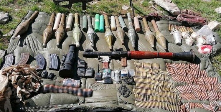 Van'da PKK'ya yönelik operasyonda silah ve mühimmat ele geçirildi
