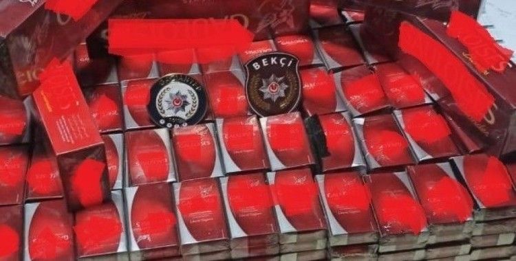 Gaziantep'te 417 paket kaçak sigara ele geçirildi