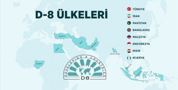 Gelişen 8 ülkenin kurduğu D-8 24'üncü yılını kutluyor