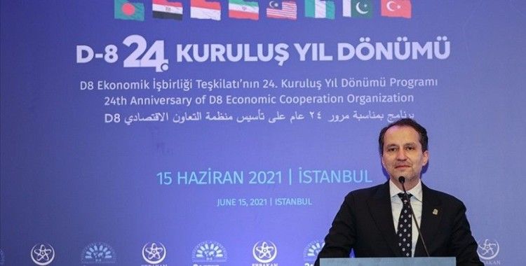 İstanbul'da 'D-8 ile Yeni Bir Dünya' temalı uluslararası zirve düzenlendi
