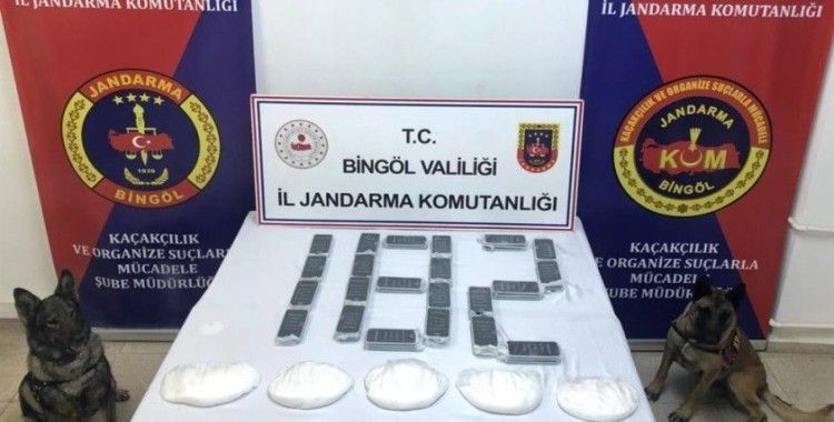 Bingöl'de 2 milyon 200 bin TL değerinde uyuşturucu ele geçirildi