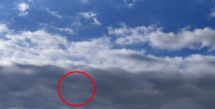 UFO sanıldı, meteoroloji balonu çıktı