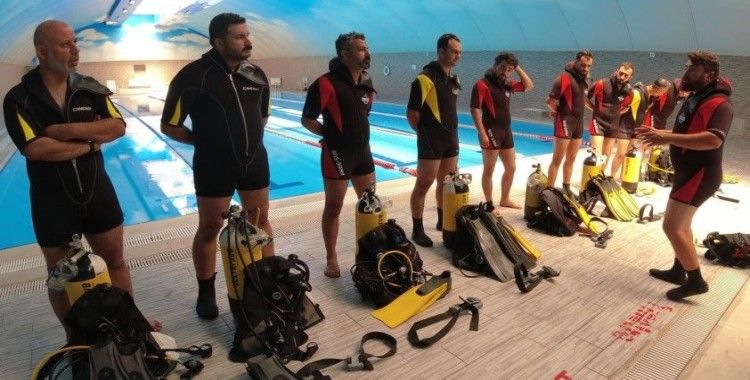Şanlıurfa Büyükşehir Belediyesi personellerine tüplü dalış eğitimi verildi