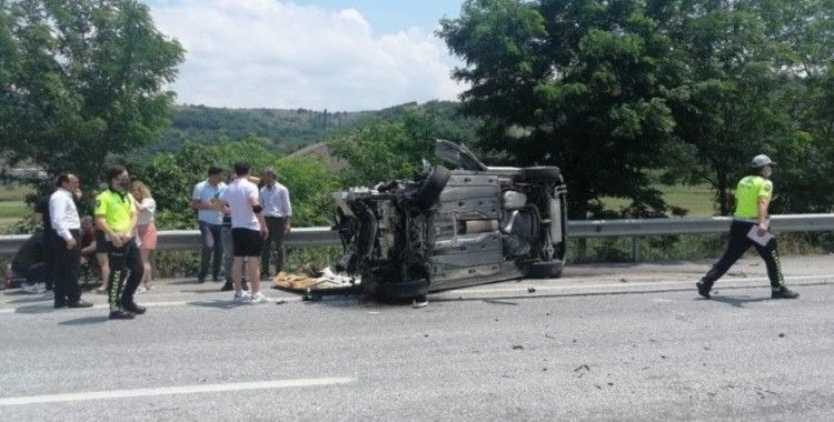 Balıkesir'de trafik kazası 2 kişi yaralı