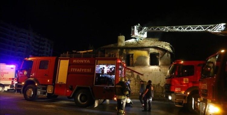 Konya'da Suriyeli ailenin kaldığı evde çıkan yangında 3 çocuk öldü