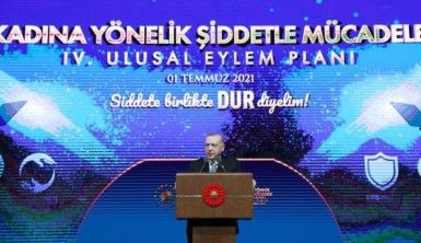 Cumhurbaşkanı Erdoğan, Kadına Karşı Şiddetle Mücadele 4. Ulusal Eylem Planı'nı tanıttı