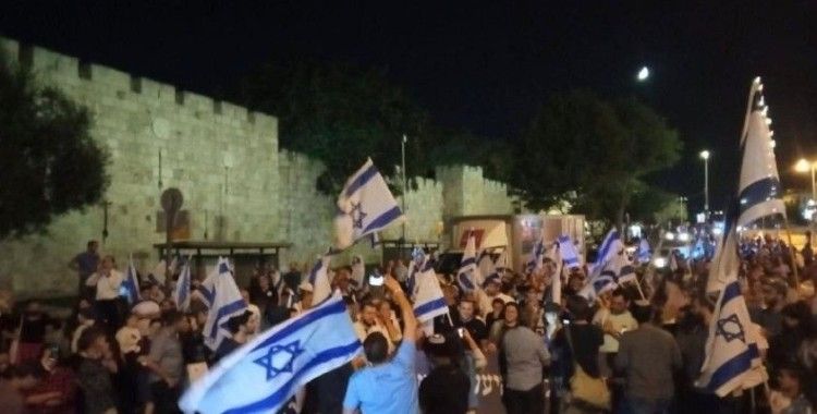 Fanatik Yahudiler, Doğu Kudüs'te yürüyüş düzenledi