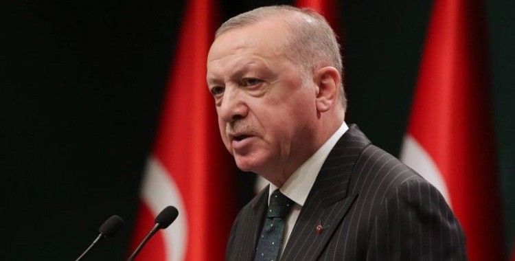 Cumhurbaşkanı Erdoğan: Kıbrıs Türk'ü Ada'da yarım asırdan fazla bir süredir eşitlik ve adalet mücadelesi veriyor
