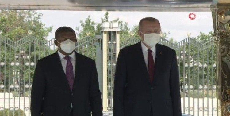 Cumhurbaşkanı Erdoğan, Angola Cumhurbaşkanı Laurenço’yu resmi törenle karşıladı