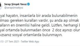 Bilim Kurulu üyesinden, "Sosyal ortamda bulunmadan önce 2 doz aşınızı olun" çağrısı