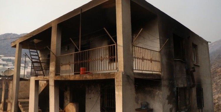 Evleri yanan vatandaşlar: 'Canımızı zor kurtardık'