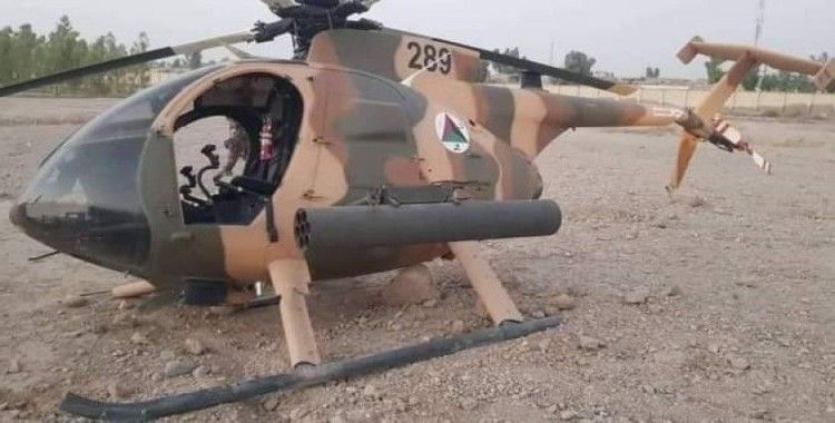 Afgan ordusuna ait helikopter teknik arıza nedeniyle acil iniş yaptı