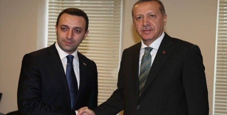 Cumhurbaşkanı Erdoğan, Gürcistan Başbakanı İrakli Garibaşvili ile telefonda görüştü